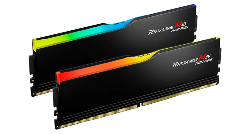 G.SKILL 32GB (2x16GB) DDR5-6000 Ripjaws M5 Neo RGB - Intel XMP G.SKILL 32GB (2x16GB) DDR5-6000 Ripjaws M5 Neo RGB - Intel XMP